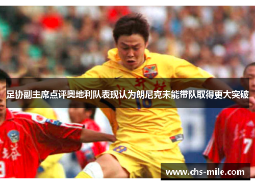 足协副主席点评奥地利队表现认为朗尼克未能带队取得更大突破